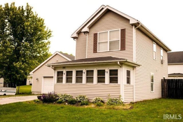 2447 S Meridian St, Marion, IN 46953 - view of front of property featuring driveway and a garage