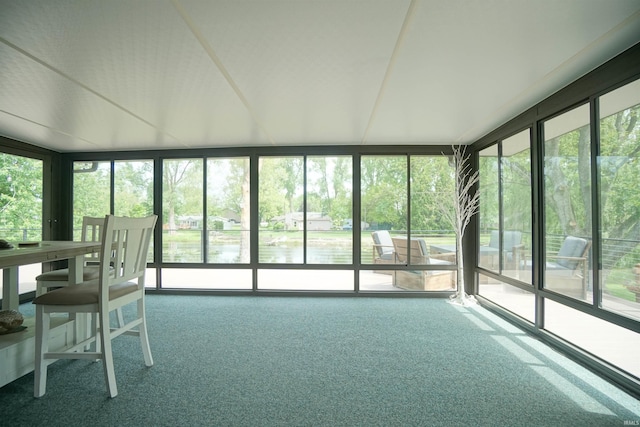 4630 E Armstrong Rd, Leesburg, IN 46538 - sunroom / solarium with carpet floors, healthy amount of natural light, and expansive windows