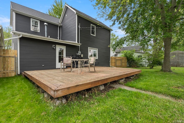 726 S Johnson, Bluffton, IN 46714 - back of house featuring a wooden deck