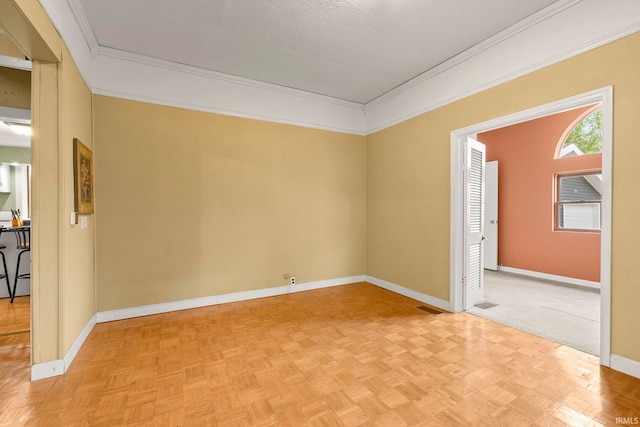 726 S Johnson, Bluffton, IN 46714 - spare room with baseboards and crown molding