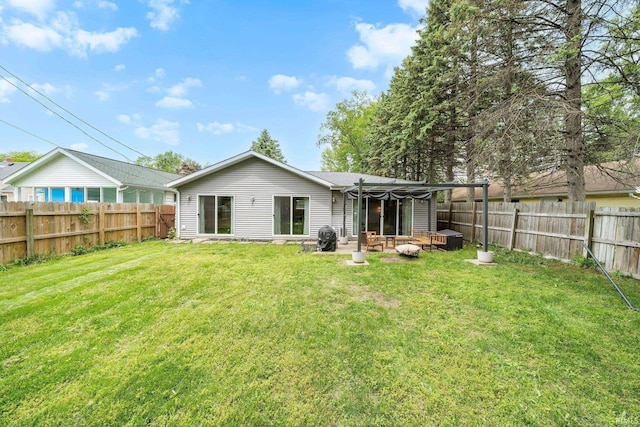 1718 Churchill Dr, South Bend, IN 46617 - rear view of property with a patio