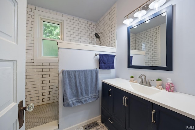 1413 Franklin St, Lafayette, IN 47905 - full bath featuring vanity and a walk in shower