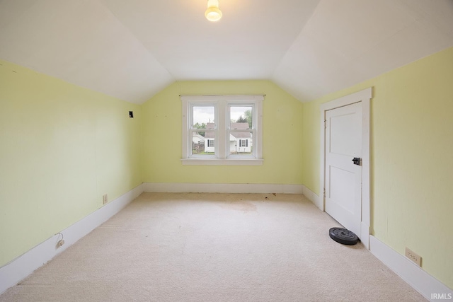 1413 Franklin St, Lafayette, IN 47905 - additional living space featuring carpet and vaulted ceiling