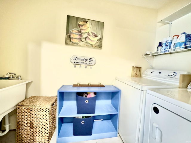 0731 S June Dr, Cromwell, IN 46732 - washroom featuring separate washer and dryer