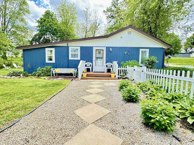 0731 S June Dr, Cromwell, IN 46732 - view of front of property with a wooden deck