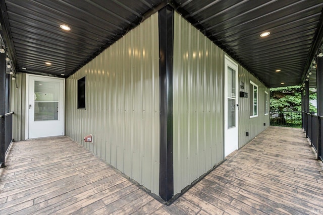 714 Hazel St, Auburn, IN 46706 - view of wooden terrace