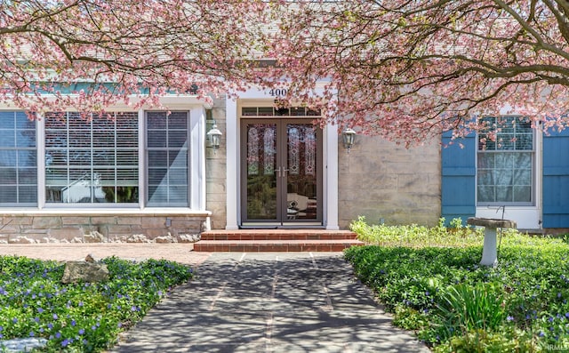 4000 E Stonegate Dr, Bloomington, IN 47401 - doorway to property with french doors