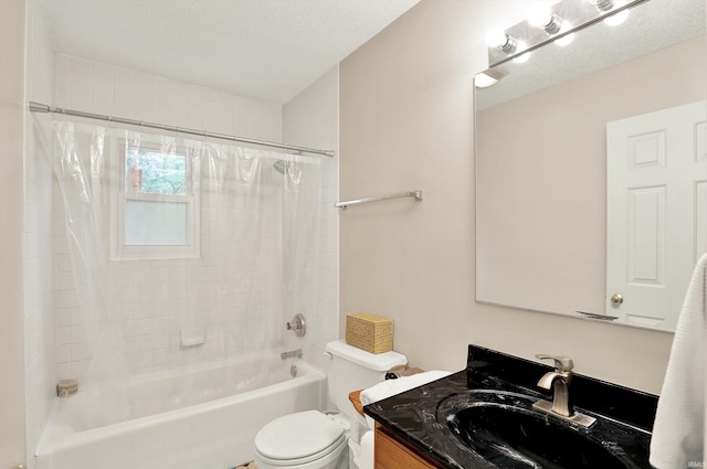 2210 S Laurelwood Cir, Bloomington, IN 47401 - full bathroom with shower / bath combination with curtain, vanity, and toilet