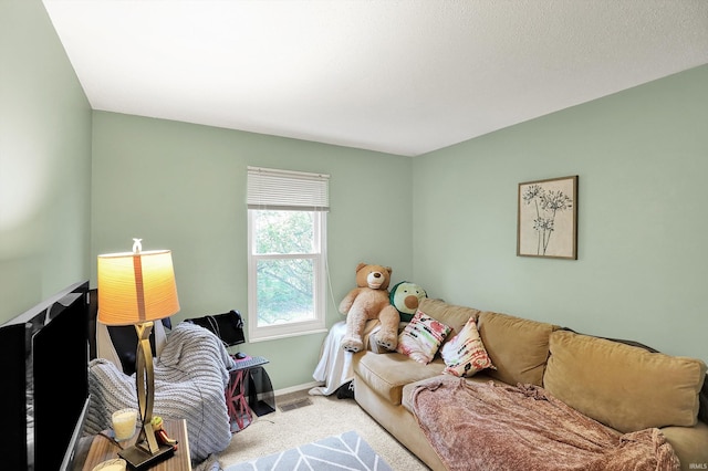 2210 S Laurelwood Cir, Bloomington, IN 47401 - living area with carpet and baseboards