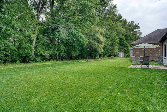 4308 Martha Ct, Newburgh, IN 47630 - view of grassy yard featuring a patio