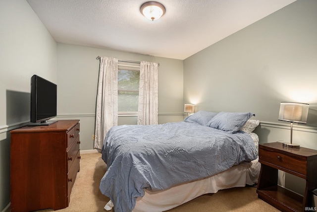 50576 W Park Ln, Granger, IN 46530 - bedroom featuring light carpet and a textured ceiling