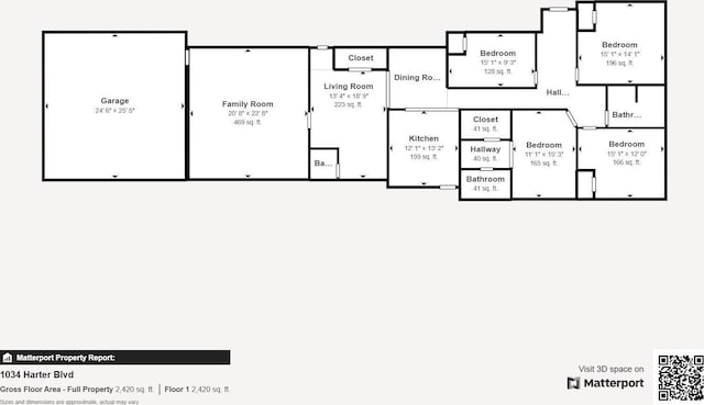 1034 Harter Blvd, Anderson, IN 46011 - room layout