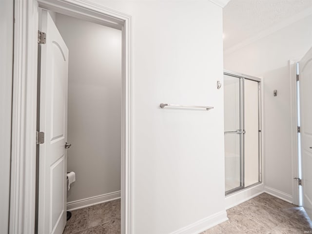 2747 Thornhill Dr, Evansville, IN 47725 - full bath with a shower stall and baseboards
