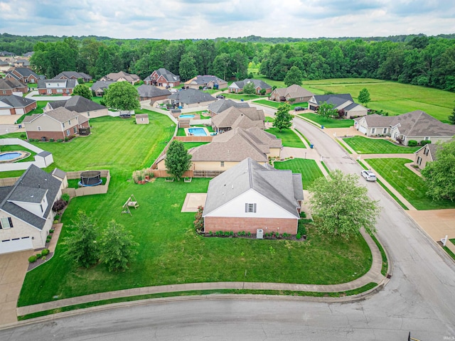 2747 Thornhill Dr, Evansville, IN 47725 - aerial perspective of suburban area