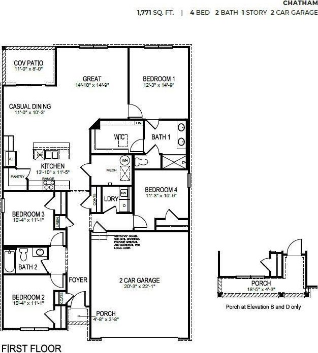 3802 Bradley Dr, Fort Wayne, IN 46818 - room layout