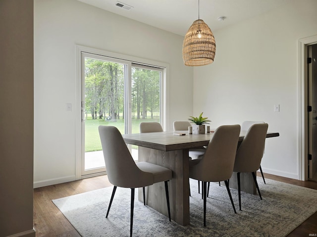 1485 Radomiro Psge, Fort Wayne, IN 46845 - dining area with wood finished floors and baseboards