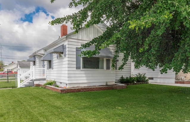 2500 N Govenor St, Evansville, IN 47711 - view of property exterior featuring a chimney