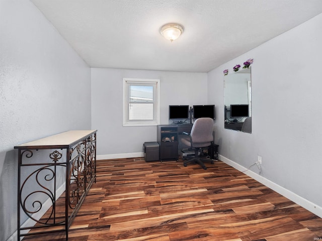3780 S 550 E, Hamilton, IN 46742 - home office with baseboards and wood finished floors