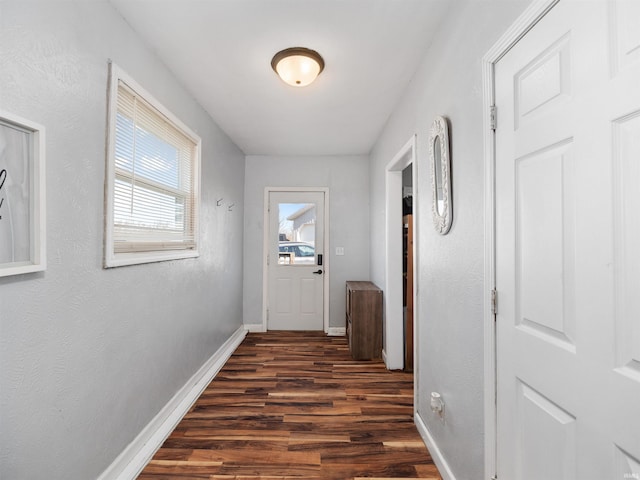 3780 S 550 E, Hamilton, IN 46742 - hallway with dark wood-style floors and baseboards