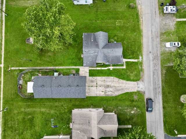 736 N 13th St, Elwood, IN 46036 - bird's eye view