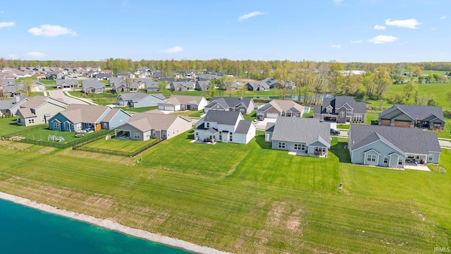 13909 Stone Table Blvd, Fort Wayne, IN 46845 - aerial view of residential area featuring a large body of water