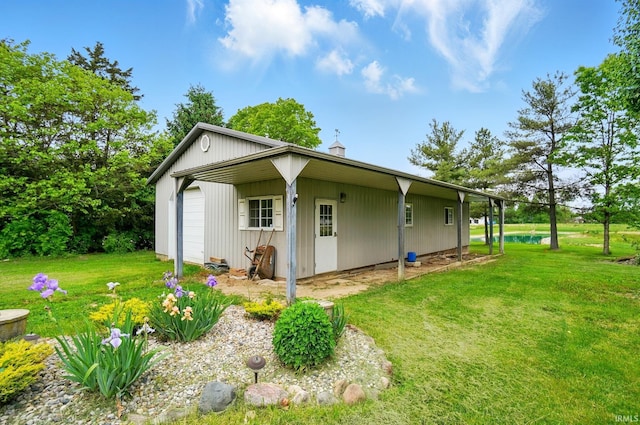 611 Big Valley Ct, Huntertown, IN 46748 - view of home's exterior featuring a yard