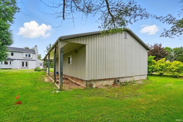 611 Big Valley Ct, Huntertown, IN 46748 - view of property exterior with a yard
