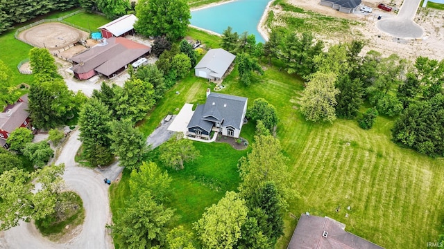 611 Big Valley Ct, Huntertown, IN 46748 - bird's eye view of a large body of water