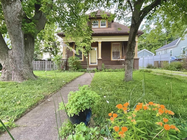 2016 Vogel Rd, Evansville, IN 47711 - bungalow with covered porch and a shingled roof