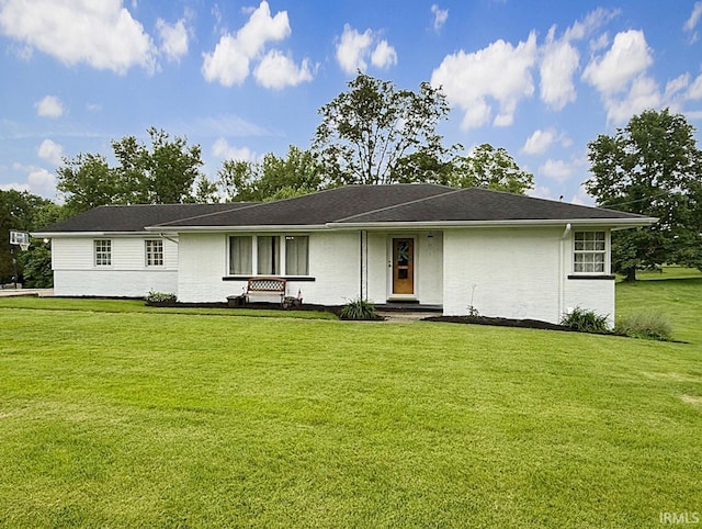 1238 W Wortman Rd, Evansville, IN 47725 - ranch-style home featuring a front yard and brick siding