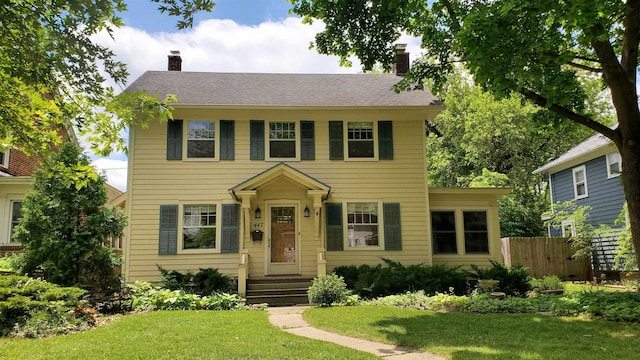 447 Englewood Ct, Fort Wayne, IN 46807 - colonial house with a chimney