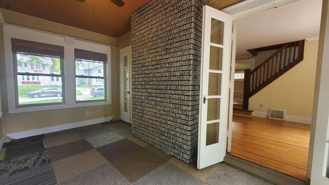 447 Englewood Ct, Fort Wayne, IN 46807 - view of unfurnished sunroom