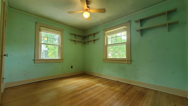 447 Englewood Ct, Fort Wayne, IN 46807 - unfurnished room featuring healthy amount of natural light, light wood-style floors, and baseboards