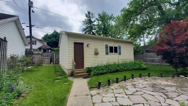 447 Englewood Ct, Fort Wayne, IN 46807 - view of outdoor structure with entry steps