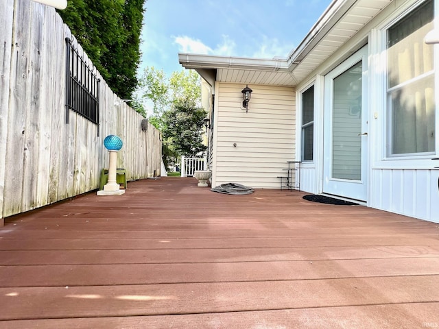 1405 19th St, Bedford, IN 47421 - view of deck