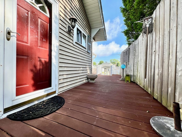 1405 19th St, Bedford, IN 47421 - view of deck