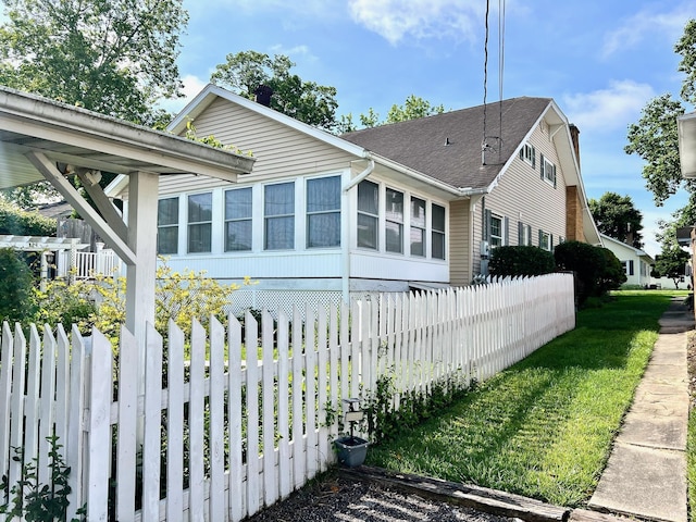 1405 19th St, Bedford, IN 47421 - view of home's exterior featuring roof with shingles