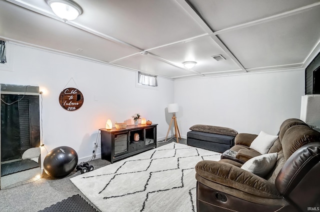 1920 Kenwood Ave, Fort Wayne, IN 46805 - living room featuring baseboards and carpet flooring