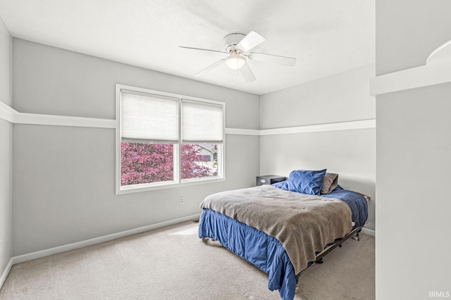 54062 Stonebridge Dr, Elkhart, IN 46514 - carpeted bedroom featuring baseboards and ceiling fan