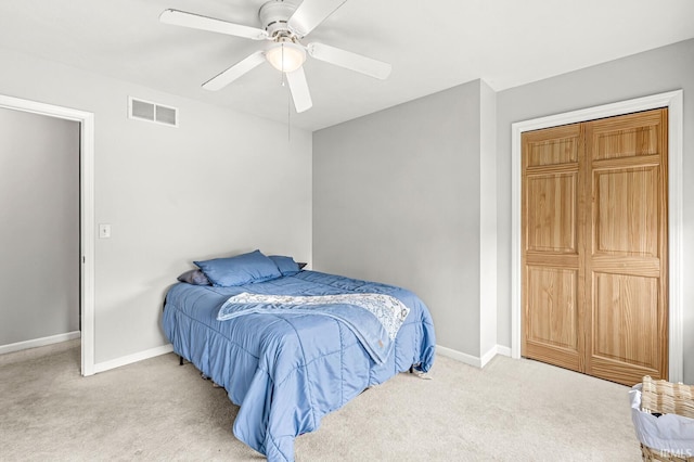 54062 Stonebridge Dr, Elkhart, IN 46514 - carpeted bedroom with baseboards and a ceiling fan