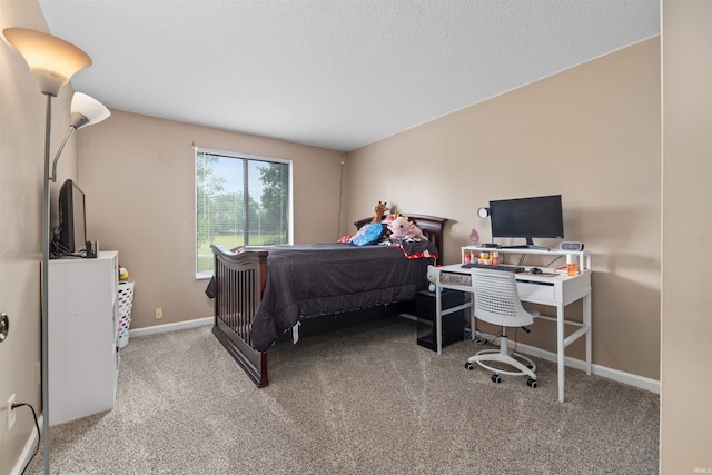 2106 Bayside Ct, Fort Wayne, IN 46804 - bedroom with carpet floors, baseboards, and an office area