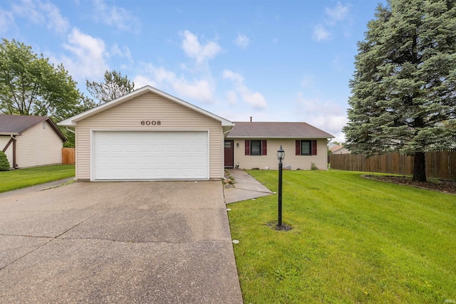 6008 Hinsdale Ln, Fort Wayne, IN 46835 - ranch-style house with a garage