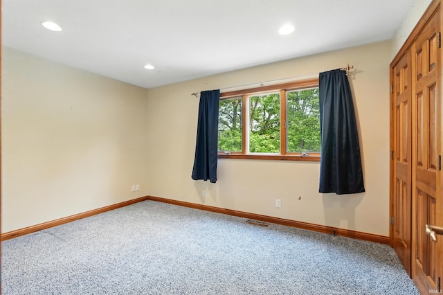 2882 E Hickory Ln, Columbia City, IN 46725 - carpeted spare room featuring recessed lighting and baseboards