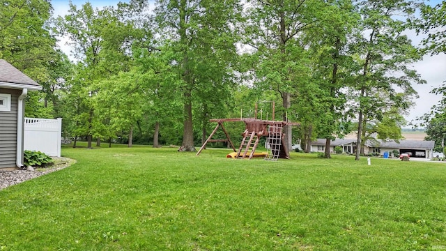 2882 E Hickory Ln, Columbia City, IN 46725 - view of grassy yard with a playground