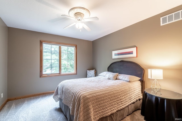 8505 Crenshaw Ct, Fort Wayne, IN 46835 - bedroom with carpet flooring, baseboards, and ceiling fan