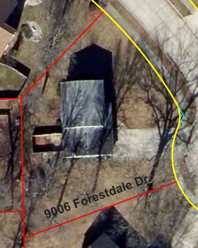 9006 Forestdale Dr, New Haven, IN 46774 - aerial map of property and surrounding area