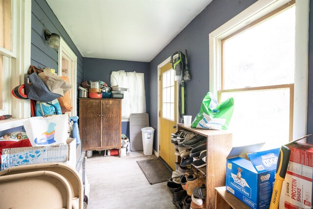 430 S Columbia St, Warsaw, IN 46580 - laundry area with wood finished floors