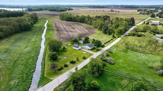 5460 N 550 E, Churubusco, IN 46723 - aerial overview of property's location with rural landscape