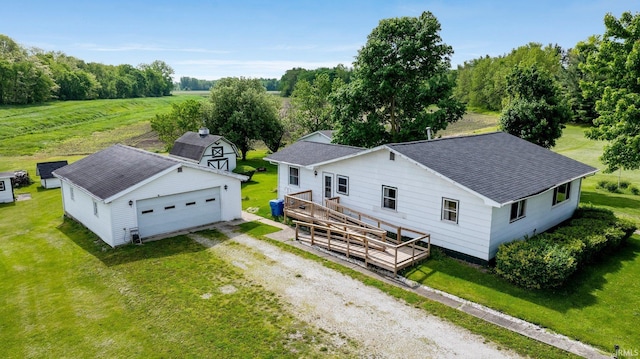 5460 N 550 E, Churubusco, IN 46723 - view of subject property with a tree filled landscape