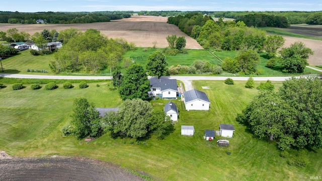 5460 N 550 E, Churubusco, IN 46723 - aerial overview of property's location featuring rural landscape